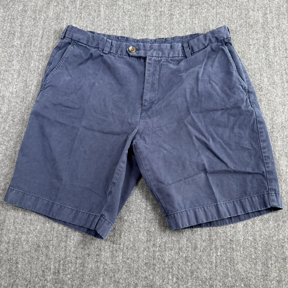 Brooks Brothers Bermuda Shorts Men's W38 Blue 100% Cotton Chino